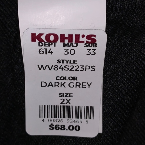 Simply Vera VeraWang asymmetrical poncho - Picture 7 of 8